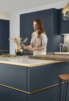 Nobilia SPA Easy Touch Fjord Blue Ultra Matt 2