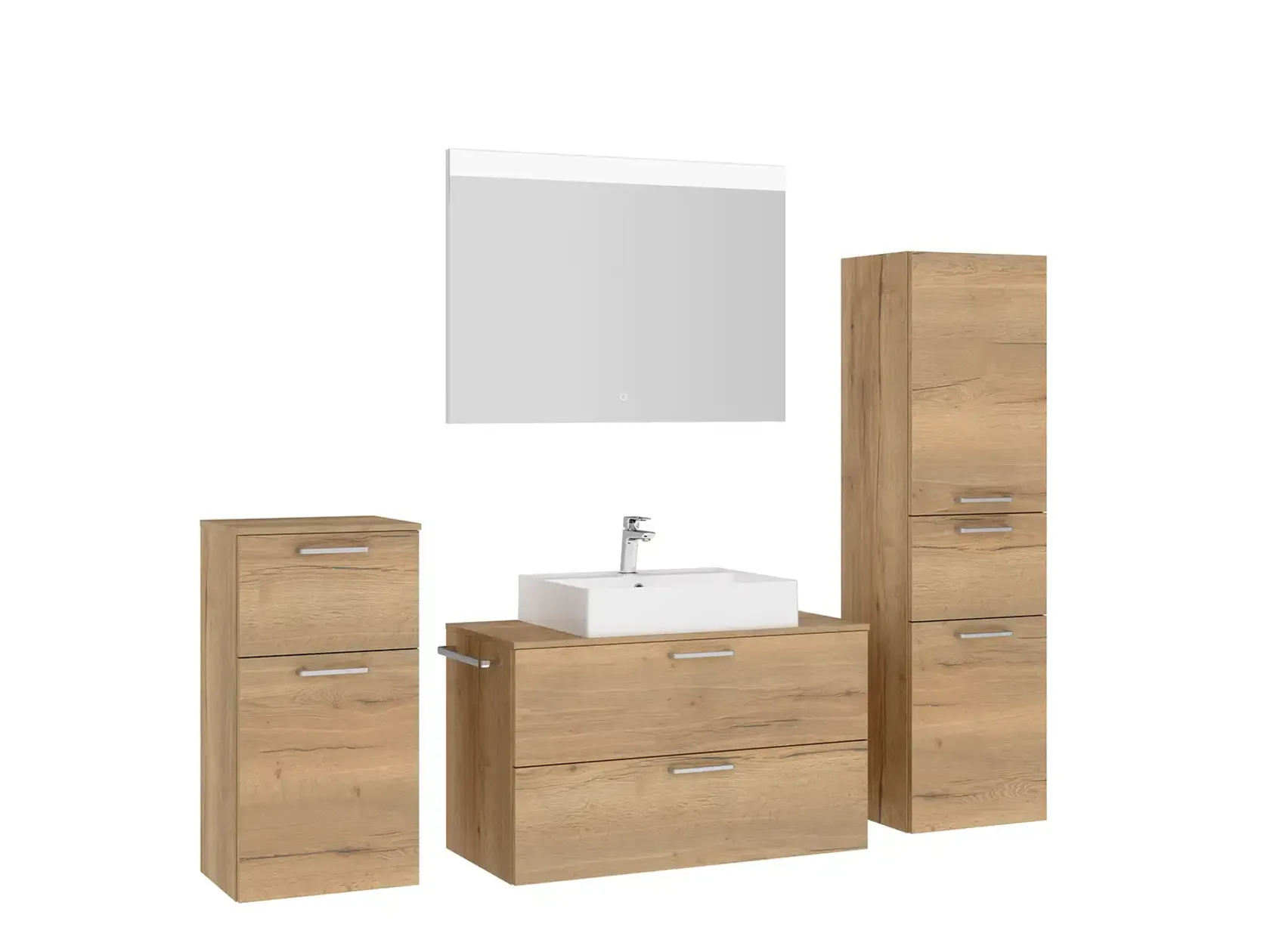 Nobilia SPA Bathroom block with surface mirror and ancillary furniture 3
