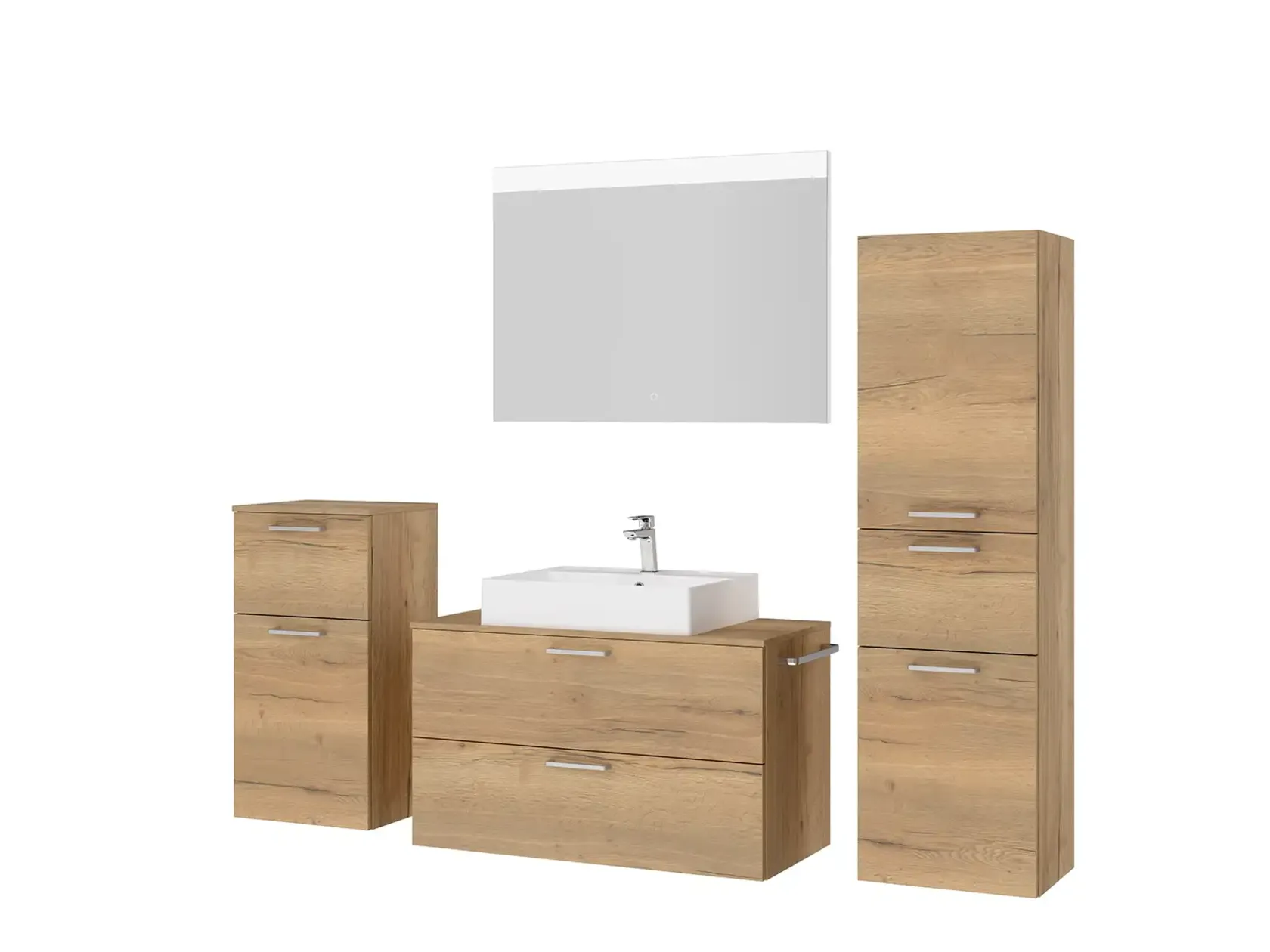 Nobilia SPA Bathroom block with surface mirror and ancillary furniture 5