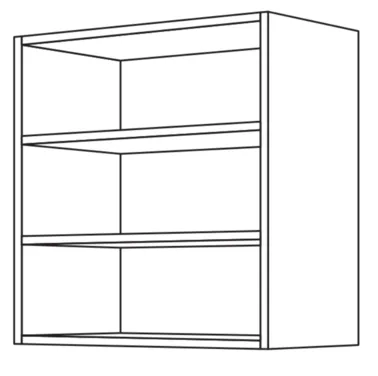 Nobilia SPA Open shelf wall unit WR15-1