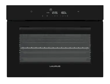 Nobilia SPA LAURUS Compacte oven LKB12BK met hydrolyse, zwart LKB12BK