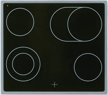 Nobilia SPA BEKO Ceramic glass radiant hot plate EH 9641 XHN, linked to cooker stainless steel EH9641XHN