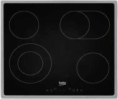 Nobilia SPA BEKO Ceramic glass hot plate EB 9741 XHL, individual appliance stainless steel EB9741XHL