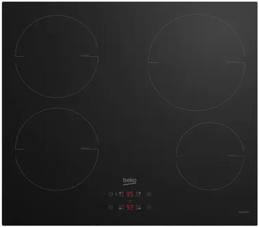 Nobilia SPA BEKO Ceramic glass hot plate HII 64400 MT with induction, individual appliance HII64400MT