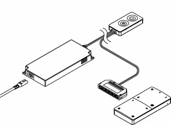 Nobilia SPA LED startset met afstandsbediening, bestaande uit: LSET-SMART36-FB 0