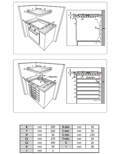 Nobilia SPA LAURUS Table de cuisson à induction Domino LIA30, indépendante LIA30 1