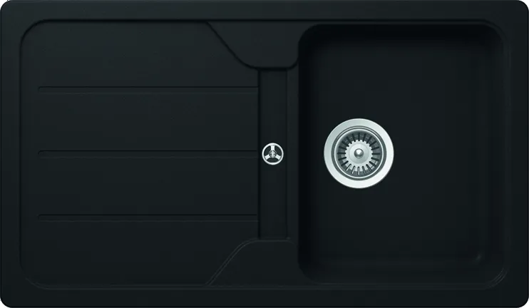 Nobilia SPA SCHOCK: Inbouwspoelbak Formhaus D-100, van CRISTALITE® onyx 87324 0