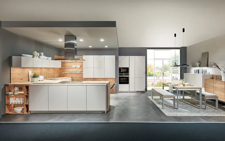 Nobilia SPA Touch Lacklaminat, Seidengrau supermatt 0