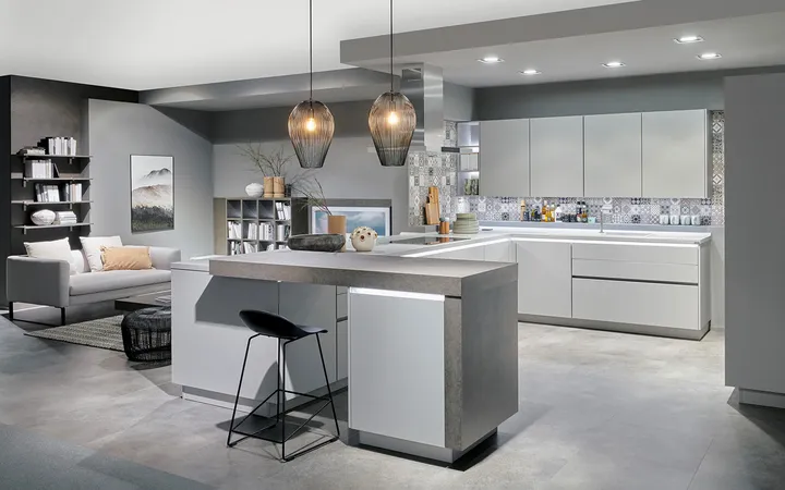 Nobilia SPA Touch, Gris pierre super mat 2