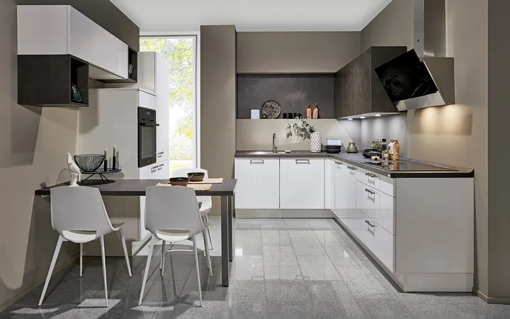 Nobilia SPA Flash Lacklaminat, Weiß Hochglanz 1