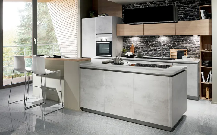 Nobilia SPA Riva Beton grau Nachbildung 1