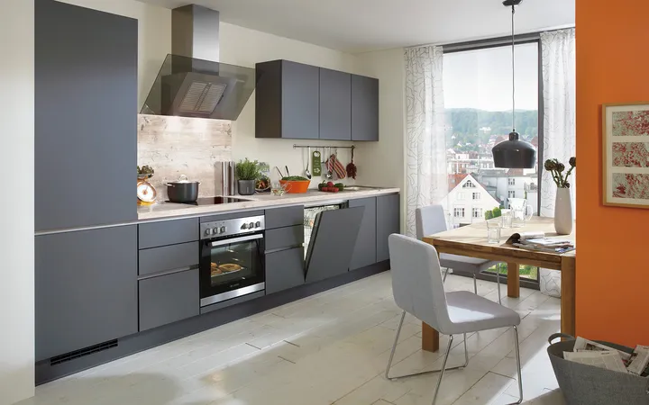 Nobilia SPA Touch Lacquered, Slate Grey 4