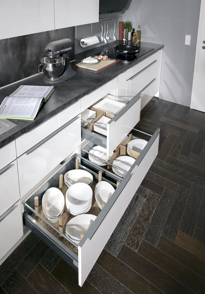 Nobilia SPA Focus Lacquer, White Ultra High Gloss 1