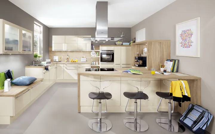 Nobilia SPA Flash Lacklaminat, Magnolia Hochglanz 2