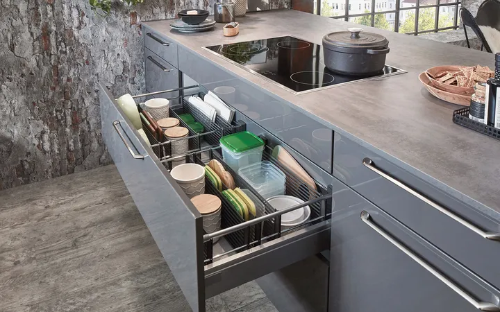 Nobilia SPA Flash, Gris ardoise brillant 3