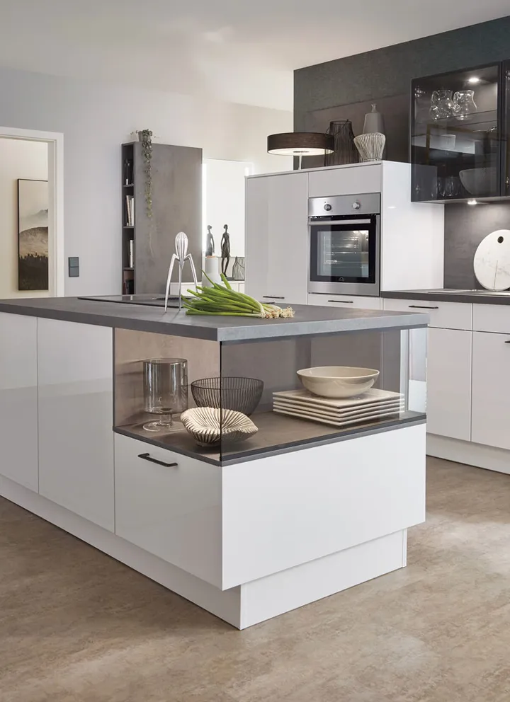 Nobilia SPA Flash Lacklaminat, Alpinweiß Hochglanz 3