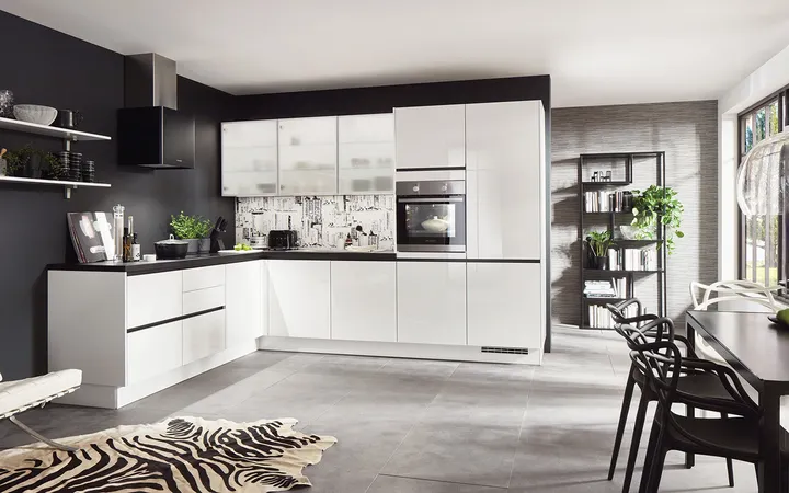 Nobilia SPA Flash Lacklaminat, Alpinweiß Hochglanz 0