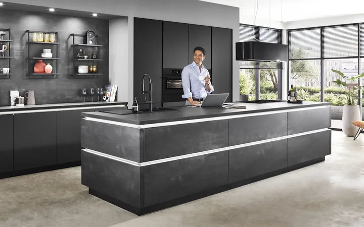 Nobilia SPA Schwarzbeton Nachbildung 0