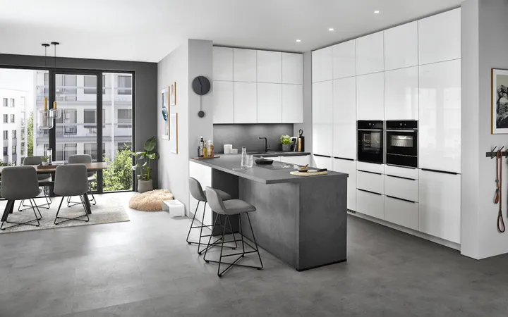 Nobilia SPA Novalux, Alpinweiß Hochglanz 0