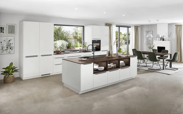 Nobilia SPA Novalux, Weiß Hochglanz 0