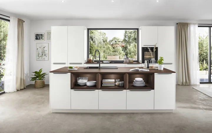 Nobilia SPA Novalux, Weiß Hochglanz 1