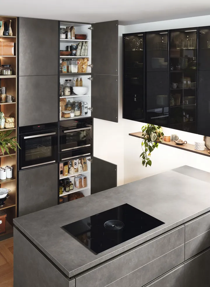 Nobilia SPA Riva Beton schiefergrau Nachbildung 2