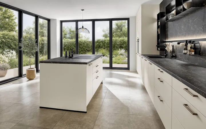 Nobilia SPA Softline Lacquered, Honed Ivory 2