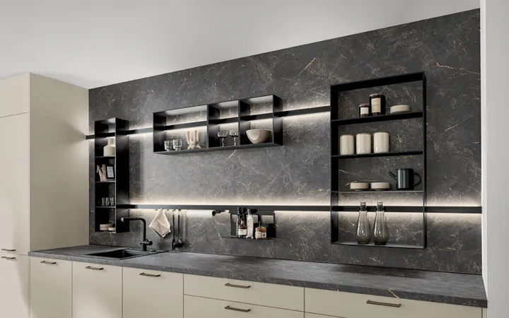 Nobilia SPA Softline Lacquered, Honed Ivory 3