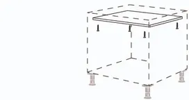 Nobilia SPA Construction shelf for heat insulation, 16 mm thick KKB45 0