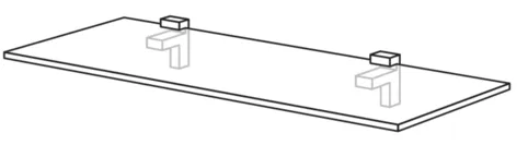 Nobilia SPA Wandbord 25 mm stark VBE25-90 1