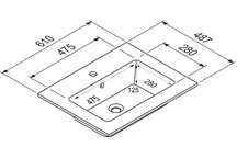 Nobilia SPA Bathroom block with mirror cabinet and ancillary furniture 14