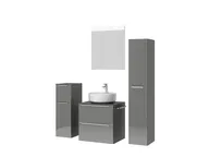 Nobilia SPA Bloc de bain avec miroir plat et meubles d'appoint 5