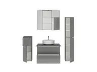 Nobilia SPA Badkamerblok met spiegelkast en bijbehorende meubels 2