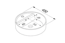 Nobilia SPA Badkamerblok met spiegelkast en bijbehorende meubels 13
