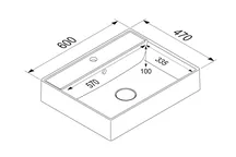 Nobilia SPA Bathroom block with surface mirror and ancillary furniture 10