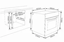 Nobilia SPA LAURUS Built-in cooker LEH5, Stainless steel LEH5 1