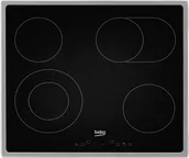 Nobilia SPA BEKO Table de cuisson vitrocéramique EB 9741 XHL, appareil indépendant cadre en EB9741XHL