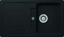 Nobilia SPA SCHOCK : Evier à encastrer Formhaus D-100, en CRISTALITE®, Onyx 87324