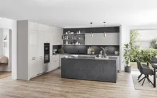 Nobilia SPA Novalux, Seidengrau Hochglanz 0