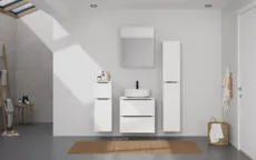 Nobilia SPA Badblock mit Spiegelschrank und Beimöbeln 0