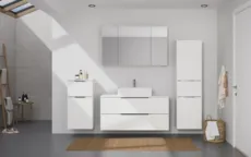 Nobilia SPA Badblock mit Spiegelschrank und Beimöbeln 0