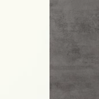 White, Graphite-grey Concrete