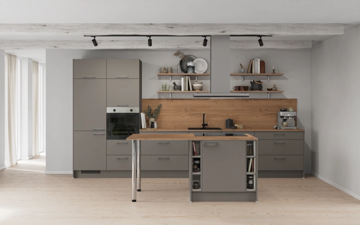 Nobilia SPA Island kitchen 423,4 cm with electrical appliances Planning 1 0