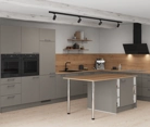 Nobilia SPA Island kitchen 456,6 cm x 276,8 cm with electrical appliances Planning 1 1