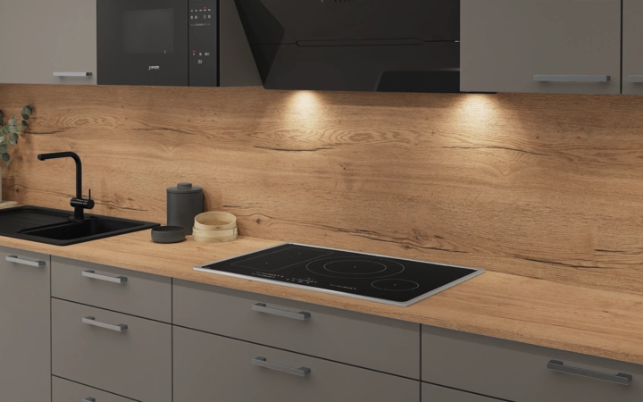 Nobilia SPA Island kitchen 483,4 cm with electrical appliances Planning 1 2