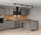 Nobilia SPA Island kitchen 483,4 cm with electrical appliances Planning 1 4