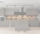 Nobilia SPA Island kitchen 483,4 cm with electrical appliances Planning 1 5