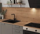 Nobilia SPA L-shaped kitchen 396,6 cm x 246,8 cm with electrical appliances Planning 1 2