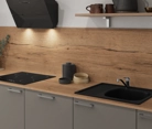 Nobilia SPA L-shaped kitchen 426,6 cm x 220 cm with electrical appliances Planning 1 2