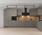 Nobilia SPA L-shaped kitchen 426,6 x 276,8 cm with electrical appliances Planning 1 0